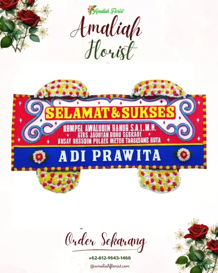 Papan Bunga Ucapan Selamat Madyogondo